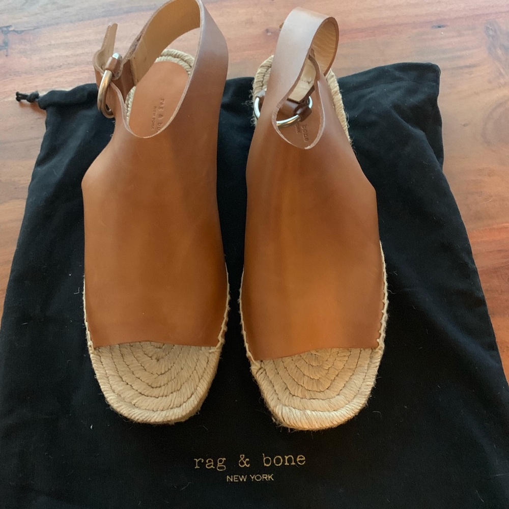 Rag & bone tan wedges